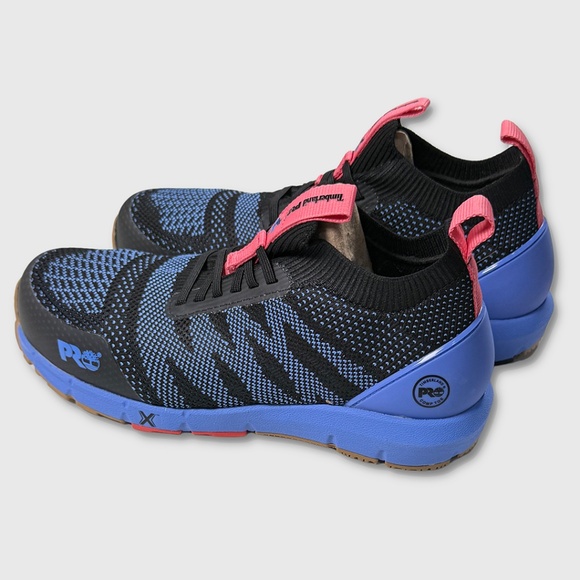 Timberland Pro Radius Knit Slip-On Safety Shoes - NEW Womens Size 8 #48958-OFCL - Picture 3 of 5